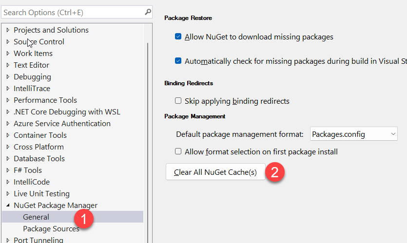 Pills: Visual Studio lost access to authenticated Nuget feed • Codewrecks
